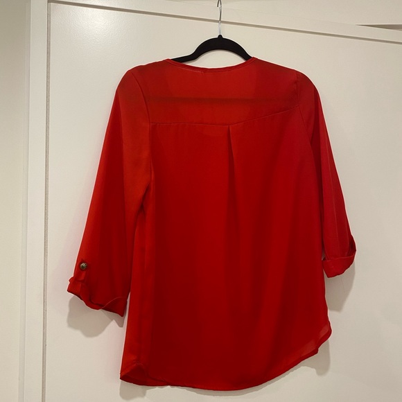 Red blouse - size small - Picture 4 of 5